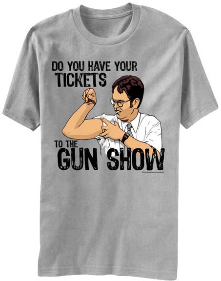 T Shirt The Office Gun Show-hotRAGS.com