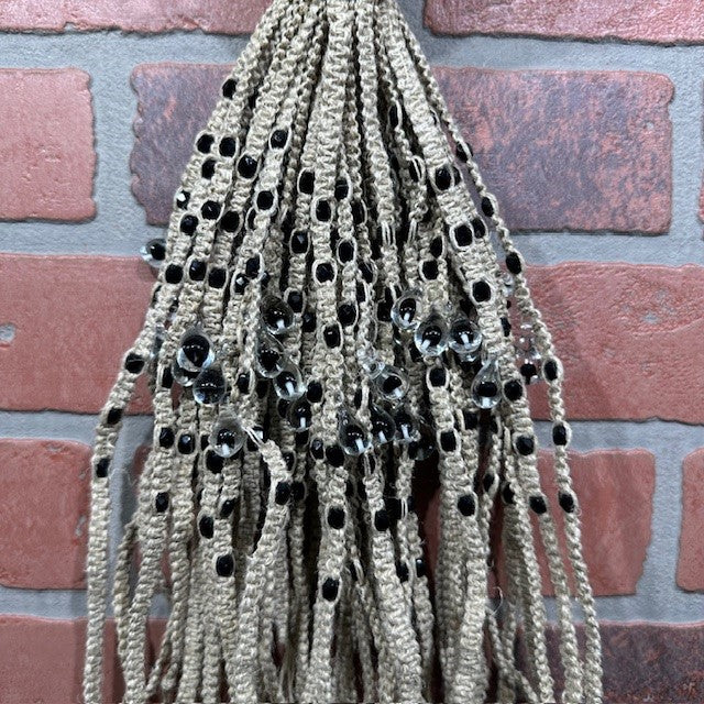 Necklace - Hemp Mushroom - Black-hotRAGS.com