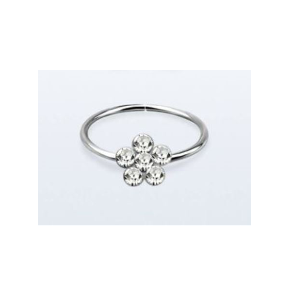 Nose Hoop - Flowers - 22g-hotRAGS.com