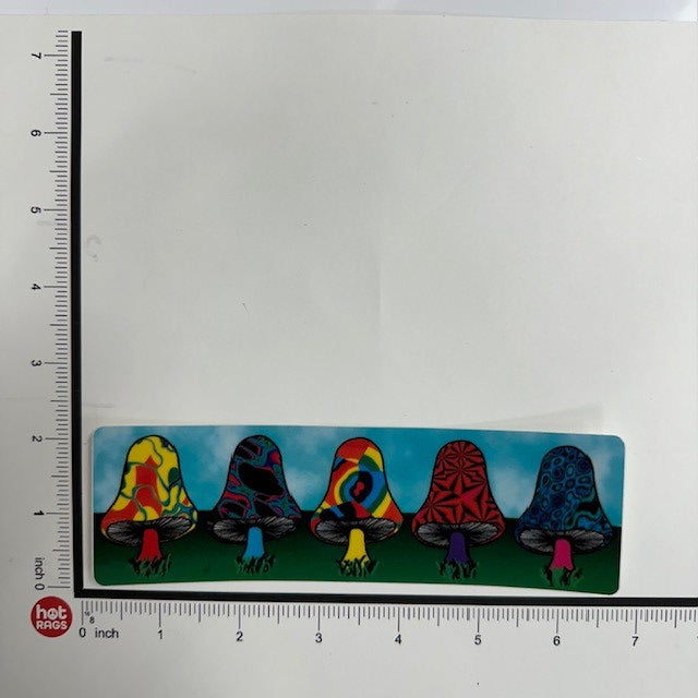 Sticker - Mushrooms Multi-hotRAGS.com