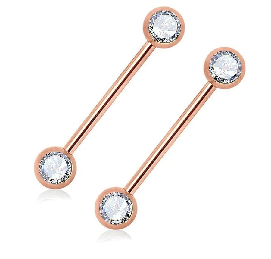 Nipple - 14g Rose Gold-hotRAGS.com