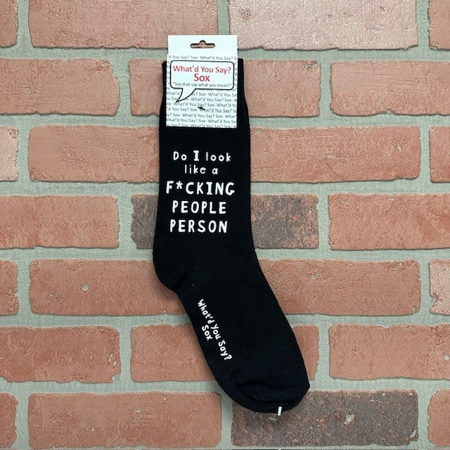 Socks - Do I Look Like A Fucking People Person-hotRAGS.com