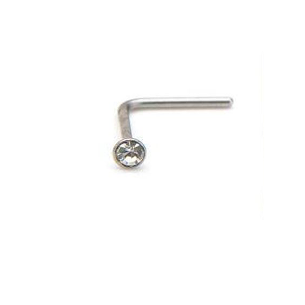 Nose L Bend - Clear Crystal 2mm-hotRAGS.com