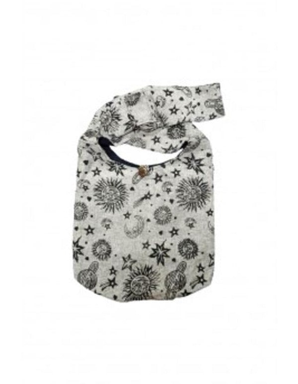 Bag - Celestial Print - Grey-hotRAGS.com