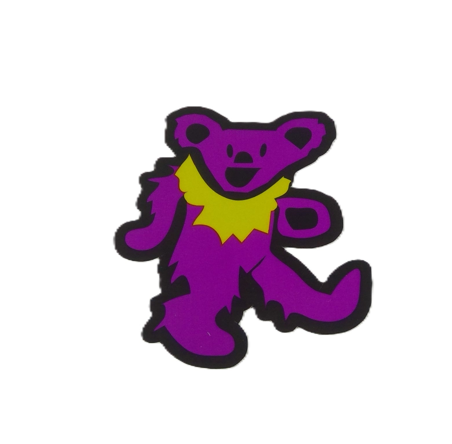 Sticker - Grateful Bear - Yellow Scarf - hotRAGS.com