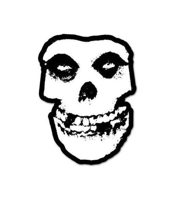 Sticker - Misfits White/Black Skull-hotRAGS.com