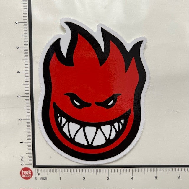 Sticker - Spitfire Red - 7x5-hotRAGS.com