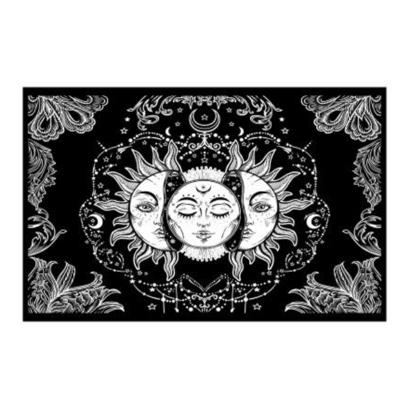 Tapestry -  Three Face Sun Moon-hotRAGS.com