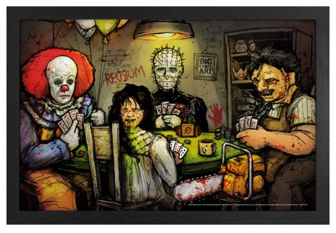 Picture - Framed Slasher Poker-hotRAGS.com