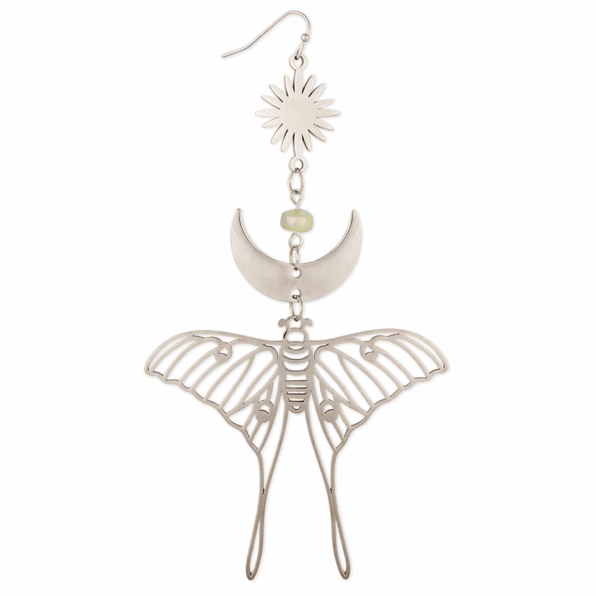 Earrings - Celestial Luna Moth-hotRAGS.com