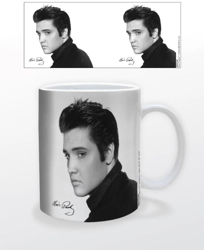 Mug - Elvis Portrait Mug With Box-hotRAGS.com