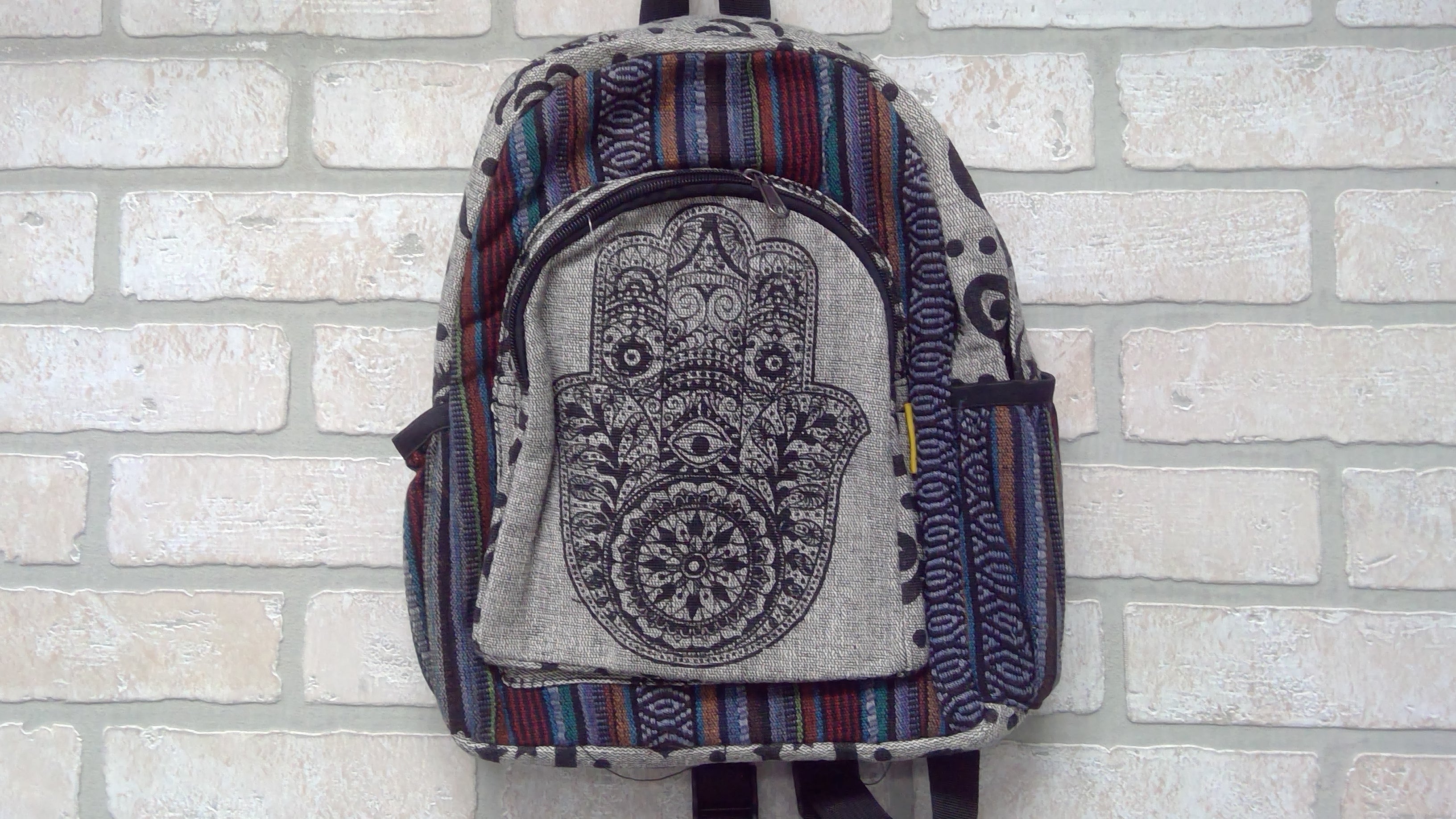 Backpack Cotton Hamsa-hotRAGS.com