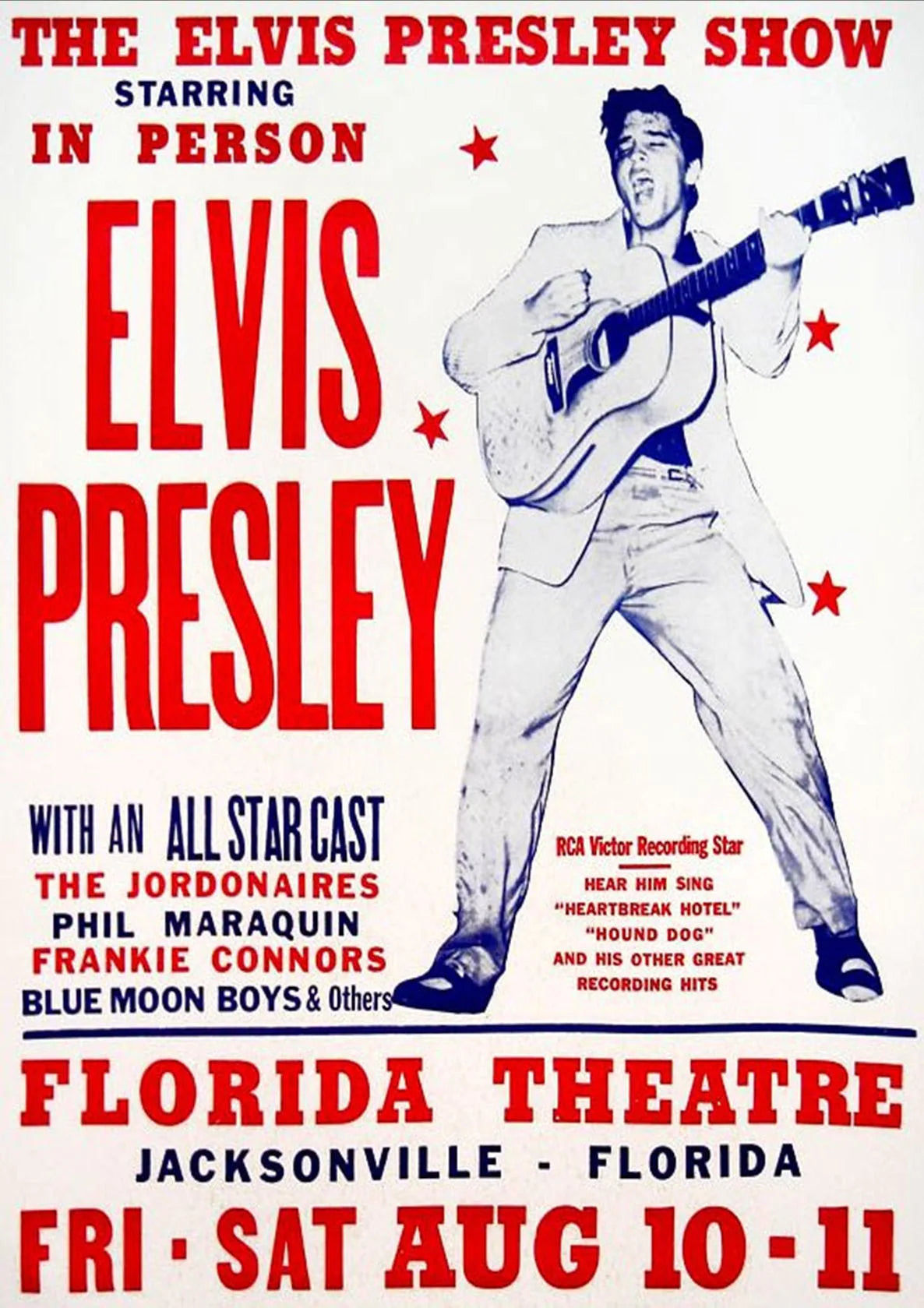 Concert Poster - Elvis 22x14-hotRAGS.com