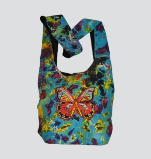 Bag - Cotton Tie Dye Butterfly Bag-hotRAGS.com
