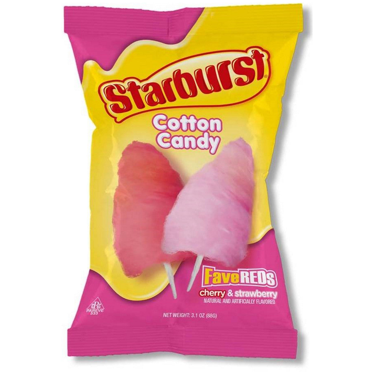 Starburst Cotton Candy FaveREDs Cherry & Strawberry-hotRAGS.com