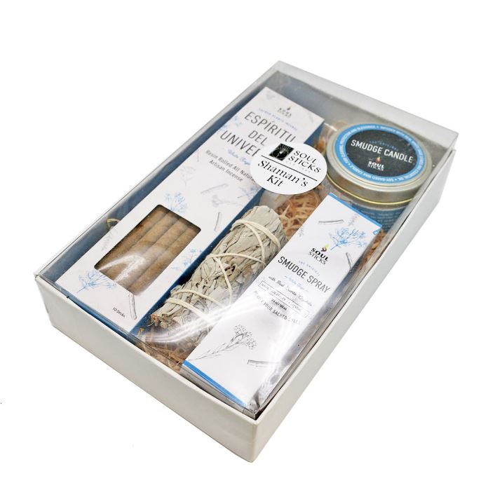 Sage - WHITE SAGE SHAMANS KIT SMUDGING GIFT SET-hotRAGS.com