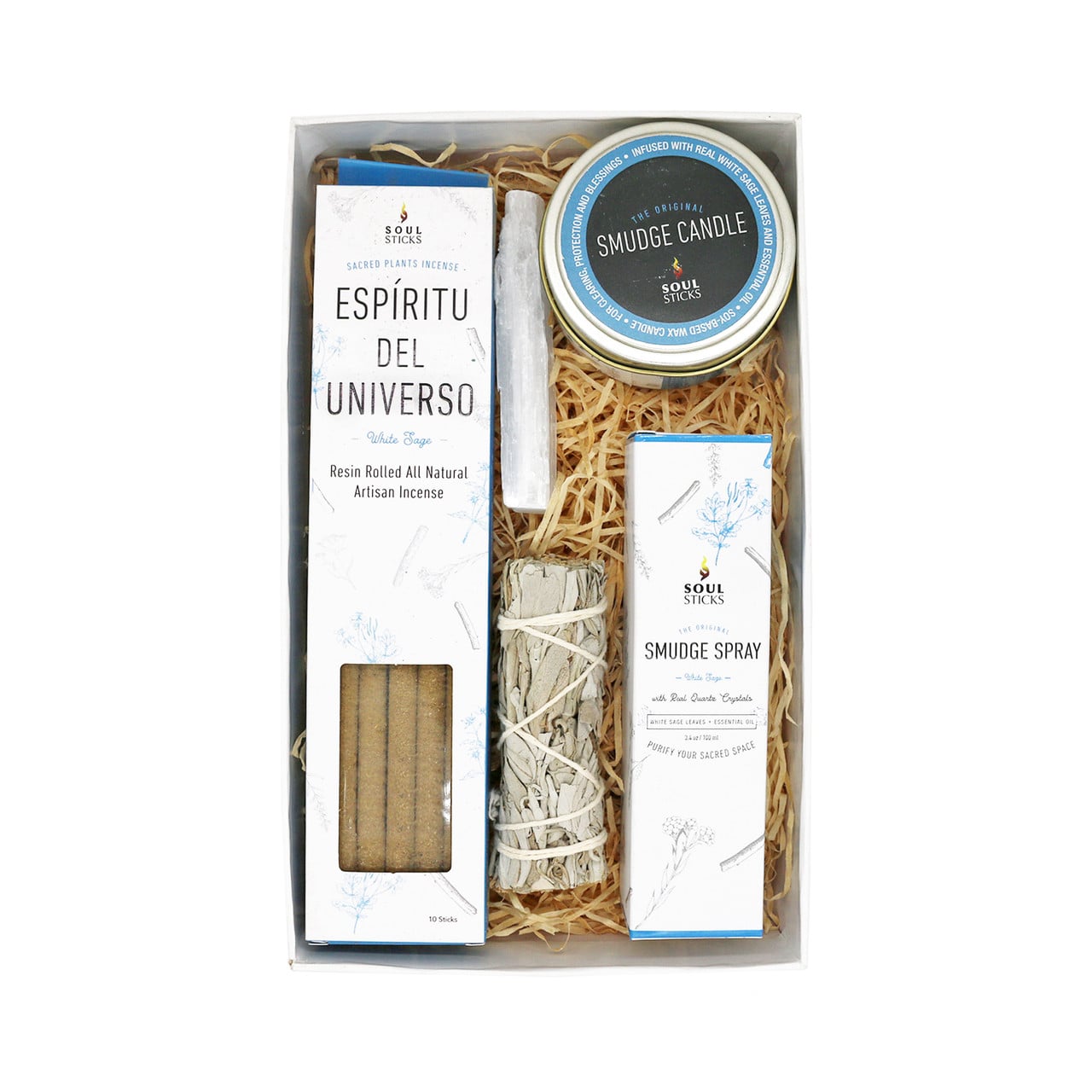 Sage - WHITE SAGE SHAMANS KIT SMUDGING GIFT SET-hotRAGS.com