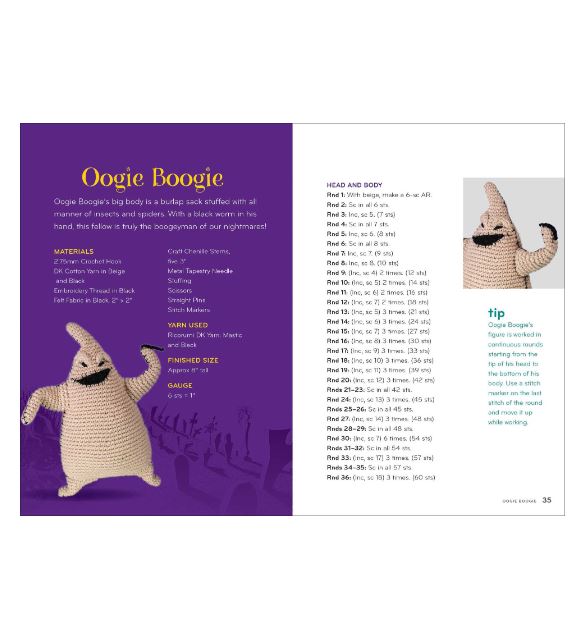 Disney Tim Burton's: The Nightmare Before Christmas Crochet (Crochet Kits)-hotRAGS.com