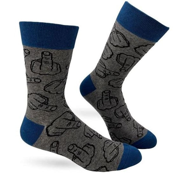 Socks - Flip Off Finger Socks-hotRAGS.com