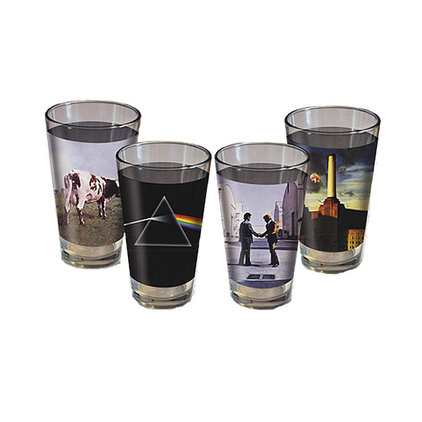 PINK FLOYD Collector's Series Pint Glass 4-Pack-hotRAGS.com