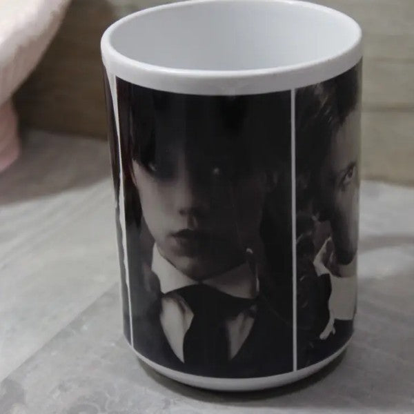 Mug - Wednesday Many Faces - 15oz-hotRAGS.com