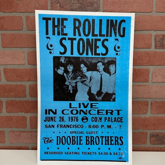 Concert Poster Rolling Stones