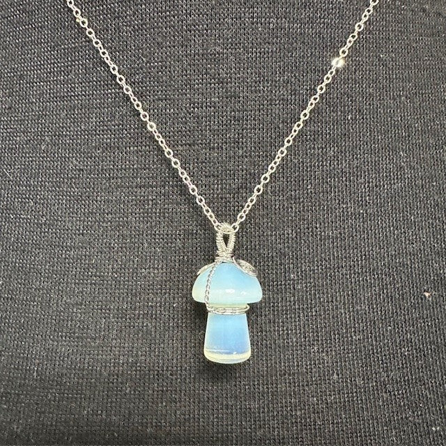 Necklace - Mushroom Opalite Wrap-hotRAGS.com