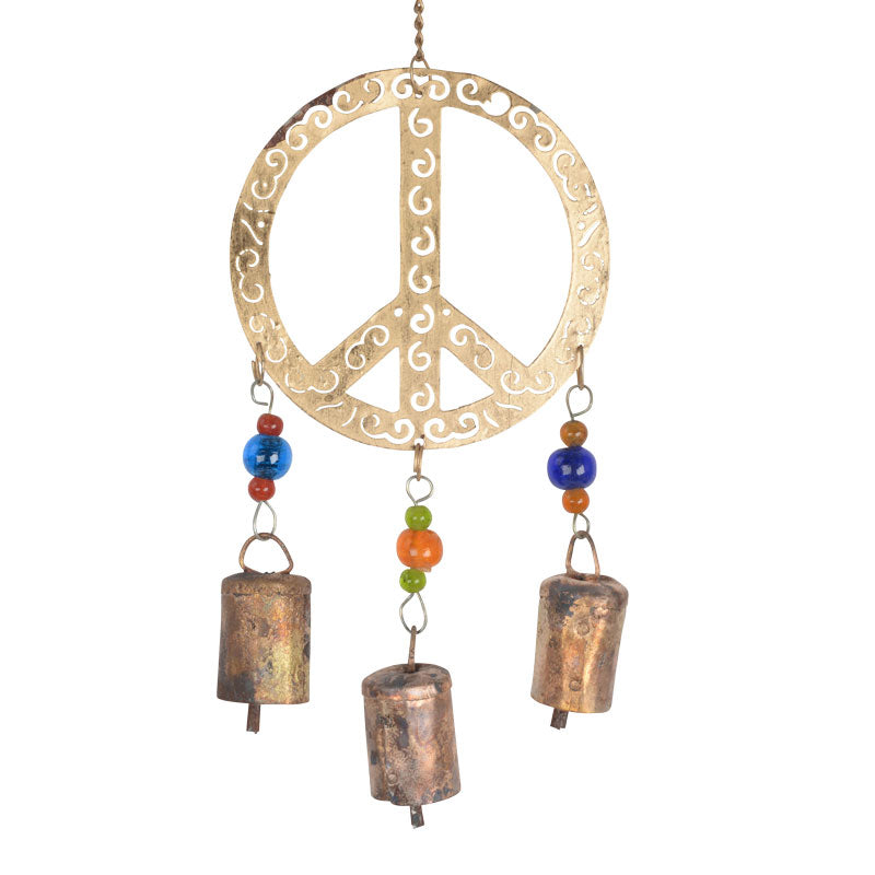 Windchime - Peace Recycled - 14"x5-hotRAGS.com