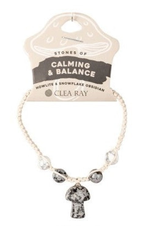 Bracelet - Hemp Mushroom Howlite-hotRAGS.com