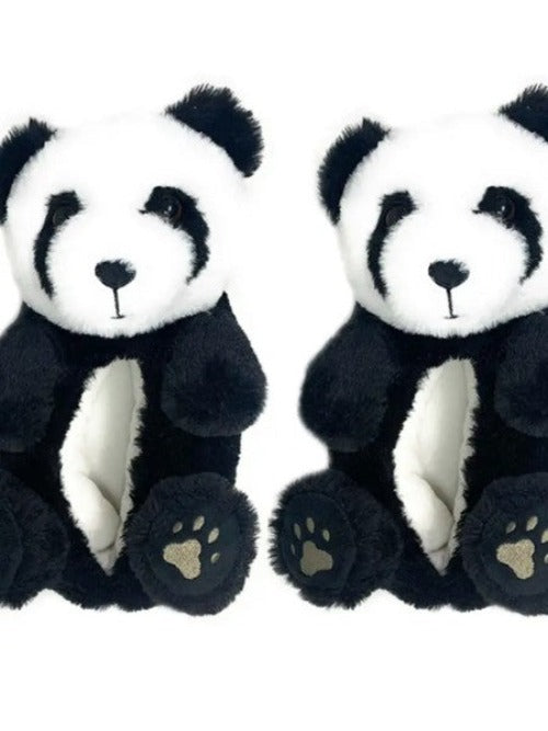 Slippers - Panda Huggers-hotRAGS.com