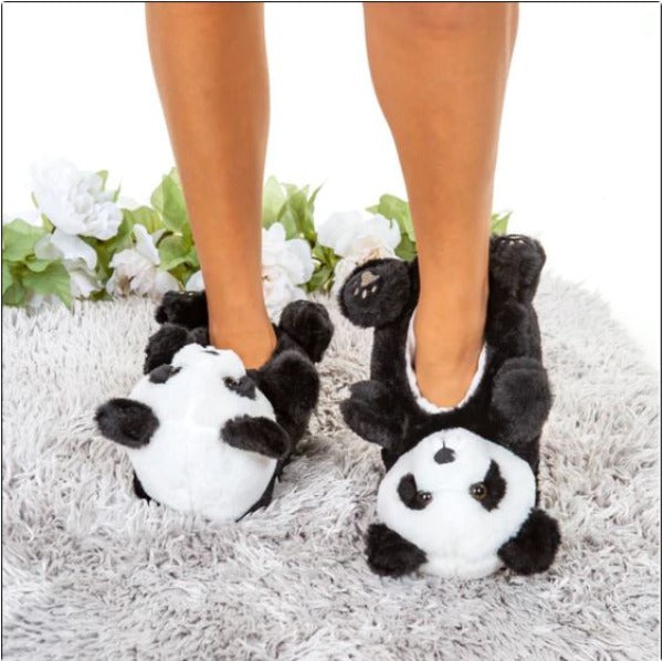 Slippers - Panda Huggers-hotRAGS.com