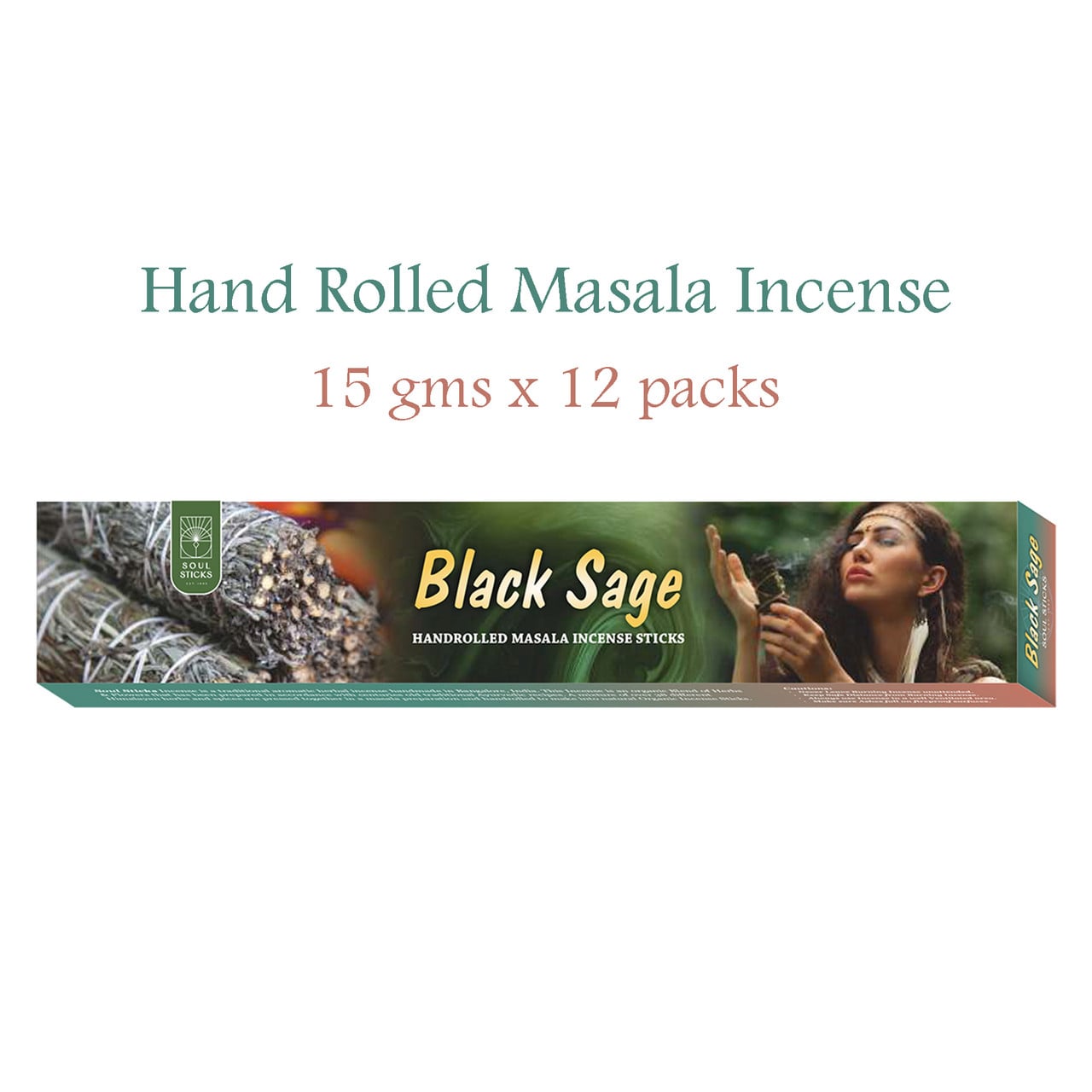 Soul Sticks Black Sage Incense Sticks 15 Gms-hotRAGS.com