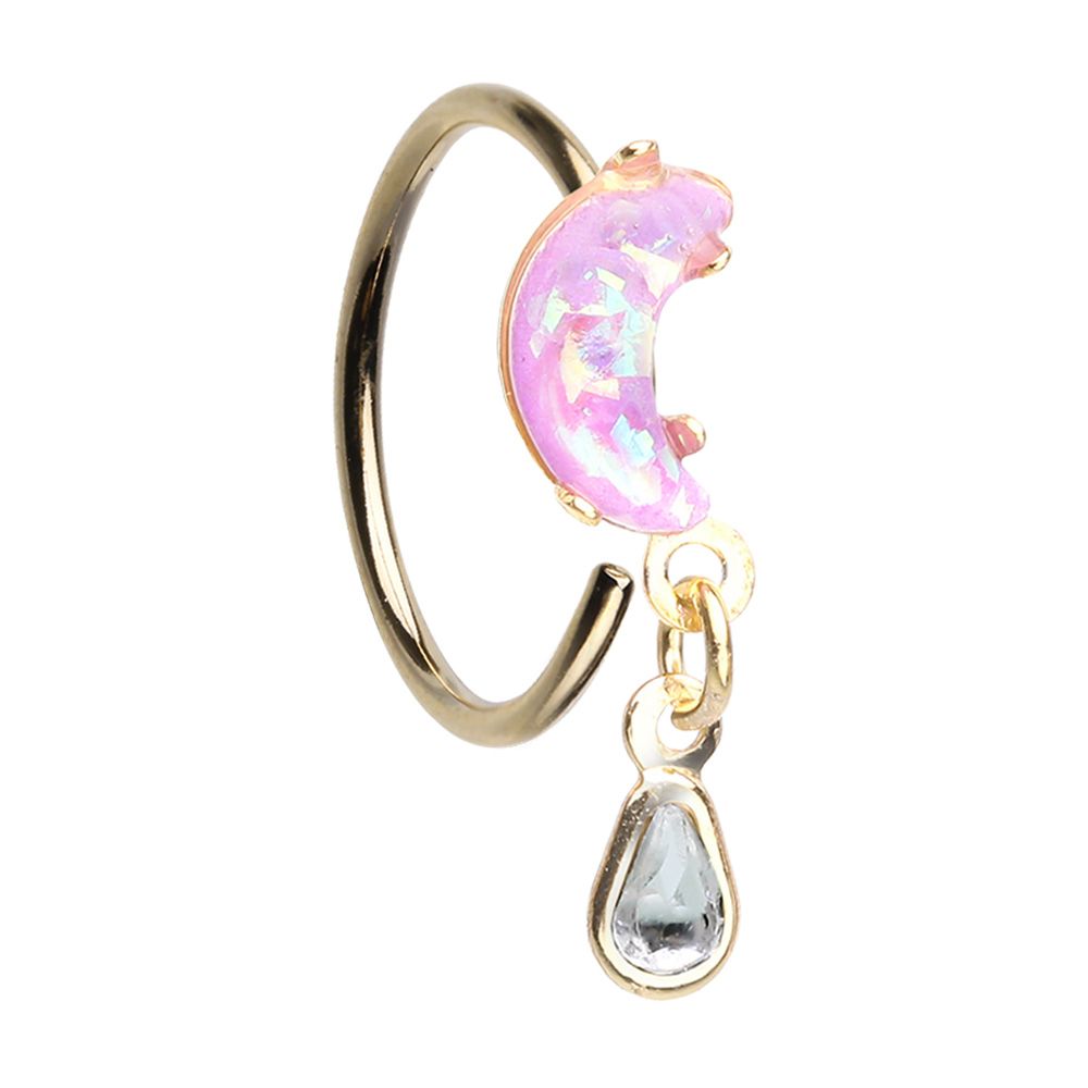 Nose Ring - Opal Moon-hotRAGS.com