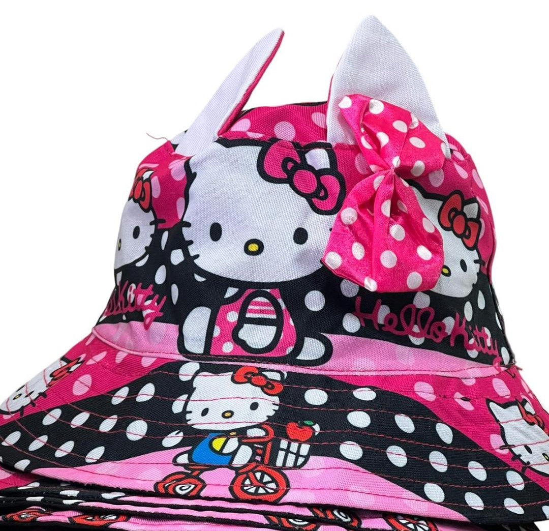 Hello kitty bucket top hat