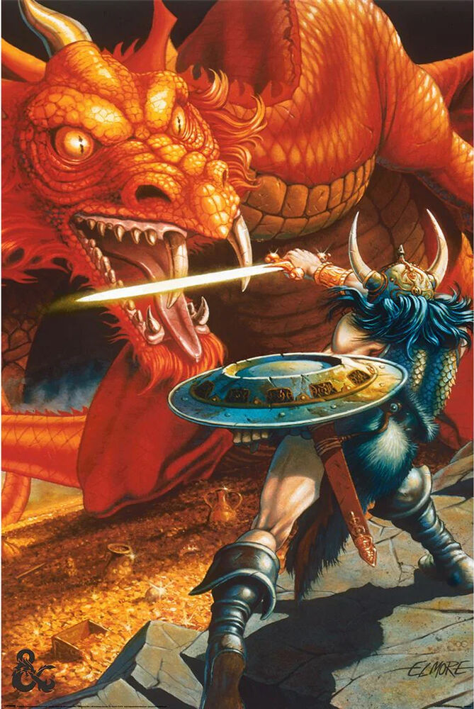 ダンジョンズ&ドラゴンズ B2 ポスター Dungeons&Dragons Dungeons & Dragons Side Art D&D Arcade – Escape Pod Online
