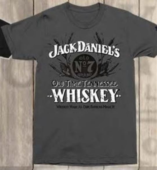 80s Jack Daniel's Old No. 7 Tシャツ グレー Tshirt Jack Daniels Grey