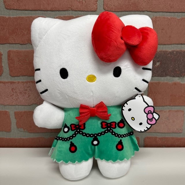 Hello Kitty - 10.5in with Christmas Dress Plush Hello Kitty - 10.5in with Christmas Dress Plush