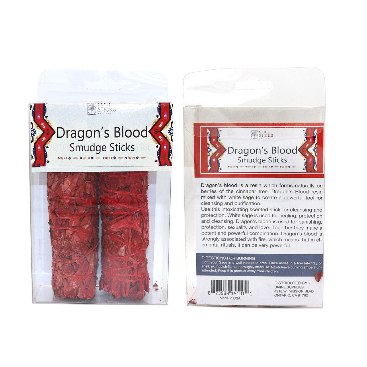Sage - Dragon's Blood - 2pc - 4" - In Box-hotRAGS.com