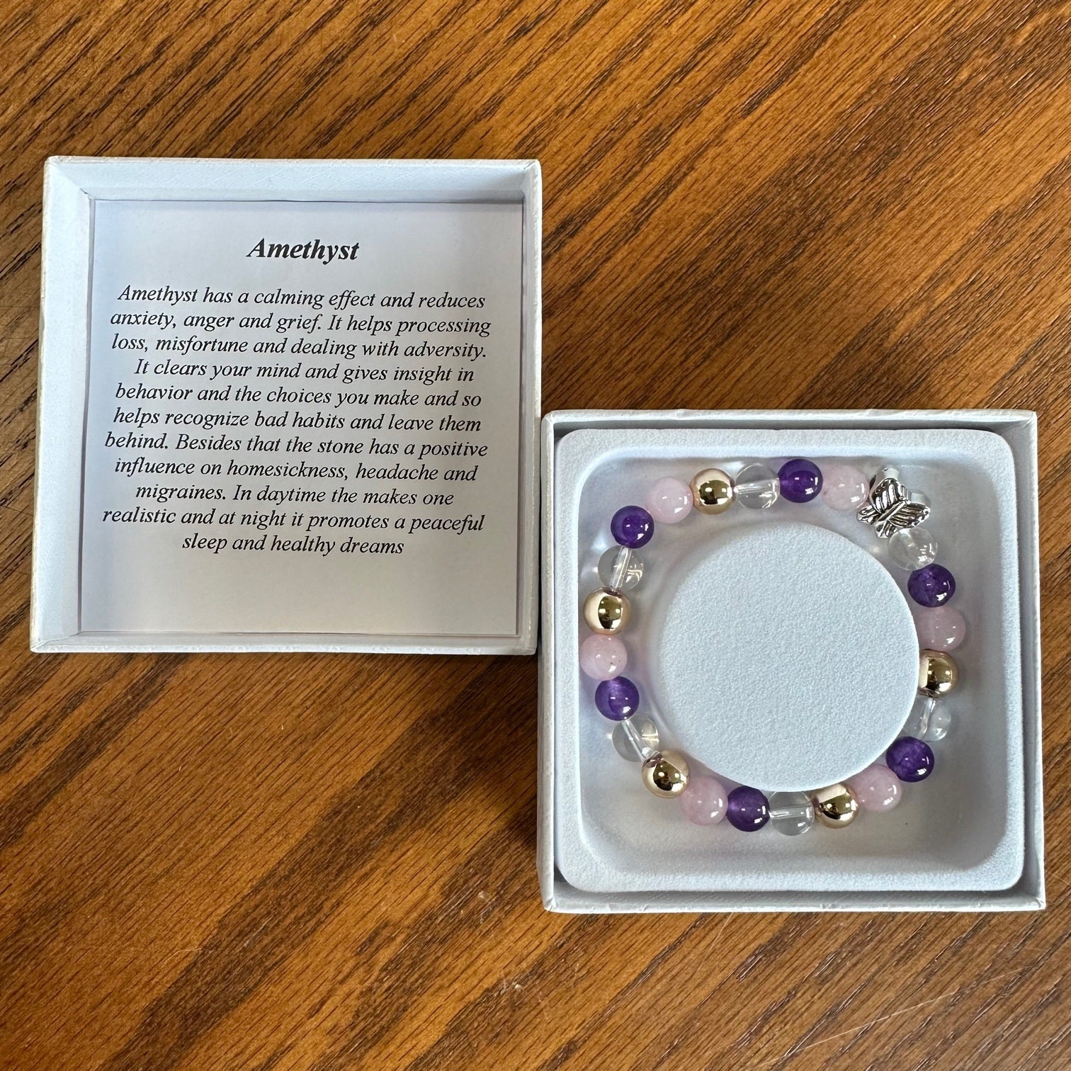 Bracelet - Butterfly Amethyst-hotRAGS.com