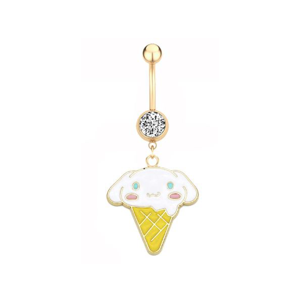 Belly Ring - Cinnamonroll Ice-cream Cone-hotRAGS.com