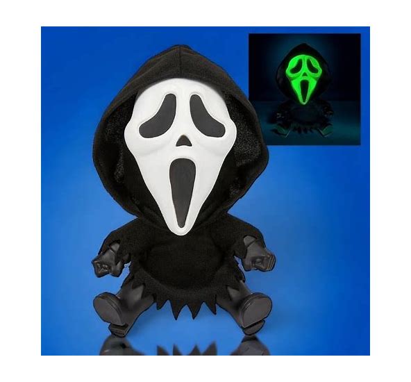 Plush - Scream - Ghostface Glow In The Dark Horror Phunny -8 inch-hotRAGS.com