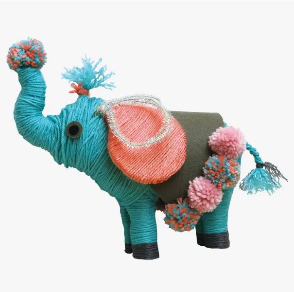 Toy - Diy Yarn Animal Art Kit-Elephant-hotRAGS.com