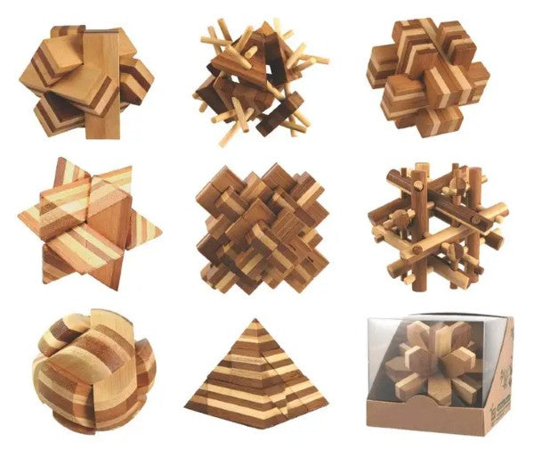 Toy - Bamboo Puzzle - Each Unique - Each Sold Separately-hotRAGS.com