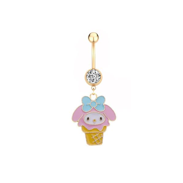 Belly Ring - My Melody Ice-cream Cone-hotRAGS.com