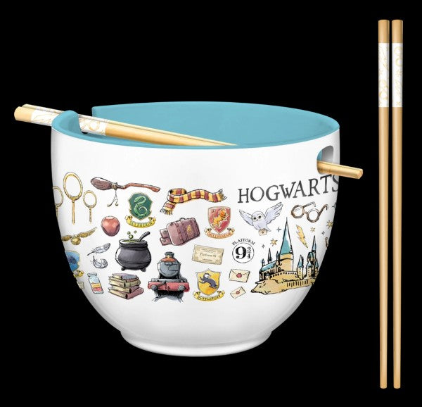 Ramen Bowl -Harry Potter With Chopsticks-hotRAGS.com