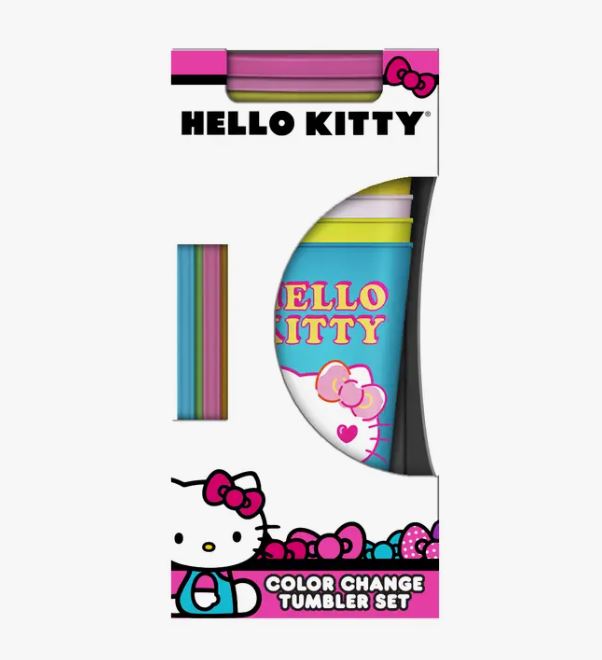 Hello Kitty -Color Change Cold Cup Set - 24oz. 4pk.-hotRAGS.com