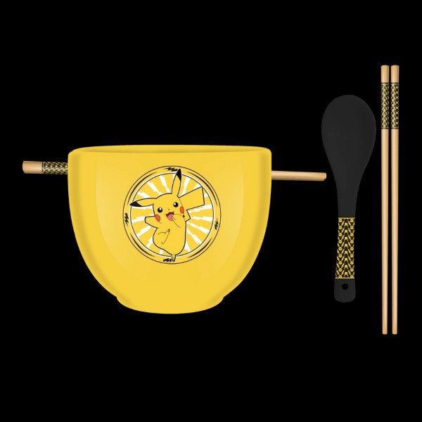 Ramen Bowl - Pokemon With Chopsticks-hotRAGS.com