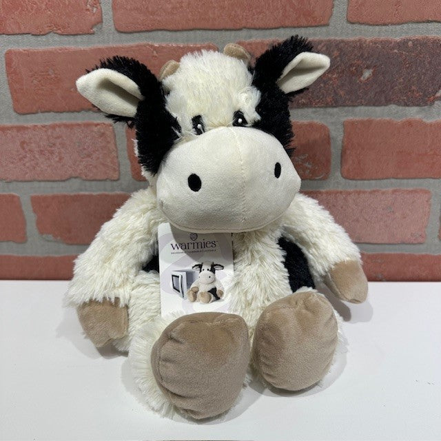 Warmies - Plush Cow - Black & White-hotRAGS.com