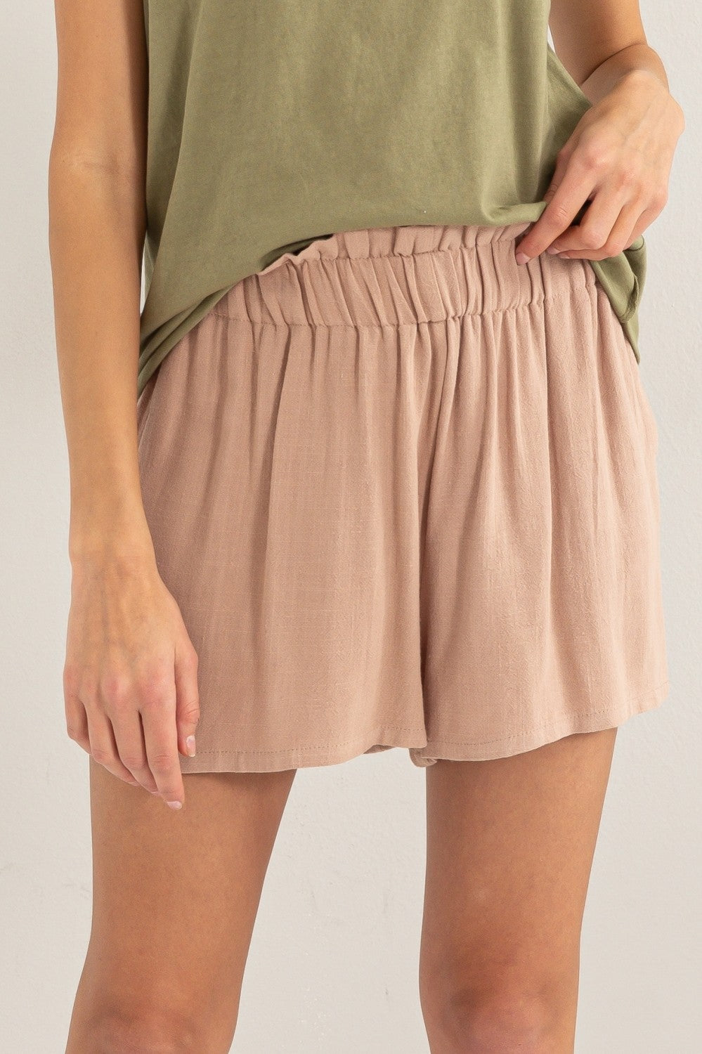 Jr Shorts - Tan-hotRAGS.com