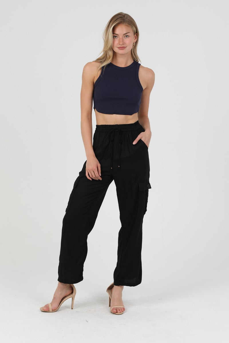 Pants - Cargo Black-hotRAGS.com
